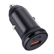 Caricatore per auto a ricarica rapida con interfaccia USB PD 20W USB-C / Type-C + QC 3.0
