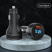 Caricabatteria da auto a ricarica rapida con display digitale USB ACC-568 PD da 20 W USB-C/Type-C +, ACC-568