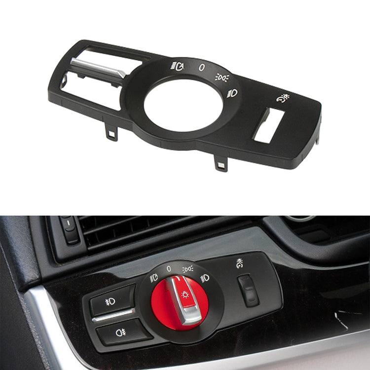 Pannello interruttori fari auto per BMW Serie 5 2010-2017, versione con configurazione media guida a sinistra, Headlight Switch Panel Medium Configuration Version