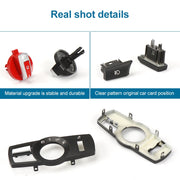 Pannello interruttori fari auto per BMW Serie 5 2010-2017, versione con configurazione media guida a sinistra, Headlight Switch Panel Medium Configuration Version