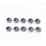 Kit dadi di bloccaggio con inserto in nylon da 60 pezzi per auto in acciaio inossidabile 304 M3-M10, 60 PCS