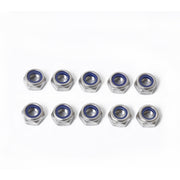 Kit dadi di bloccaggio con inserto in nylon da 60 pezzi per auto in acciaio inossidabile 304 M3-M10, 60 PCS