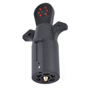 Tester di circuito per cablaggio luci per rimorchio a lama a 7 vie da 12 V Adattatore rotondo Tester di segnale per spina americana a 7 pin, Signal Tester
