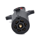 Tester di circuito per cablaggio luci per rimorchio a lama a 7 vie da 12 V Adattatore rotondo Tester di segnale per spina americana a 7 pin, Signal Tester