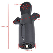 Tester di circuito per cablaggio luci per rimorchio a lama a 7 vie da 12 V Adattatore rotondo Tester di segnale per spina americana a 7 pin, Signal Tester
