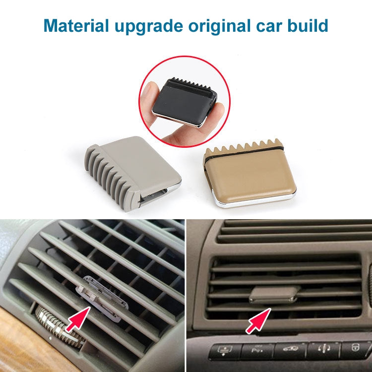 Auto Lato Sinistro e Destro Aria Condizionata Interruttore di Scarico Paddle per Mercedes-Benz Classe S W220 1998-2005, Guida a Sinistra, Left and Right Side (Black), Left and Right Side (Grey), Left and Right Side (Khaki), Left and Right Side (Beige)