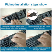 Auto Centrale Lato Sinistro N.2 Aria Condizionata Interruttore di Scarico Paddle per Skoda Octavia 2014-2019, Guida a Sinistra, No.2 for Skoda Octavia