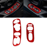 Set adesivi pannello porta in fibra di carbonio per Corvette C5