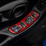 Set adesivi pannello porta in fibra di carbonio per Corvette C5