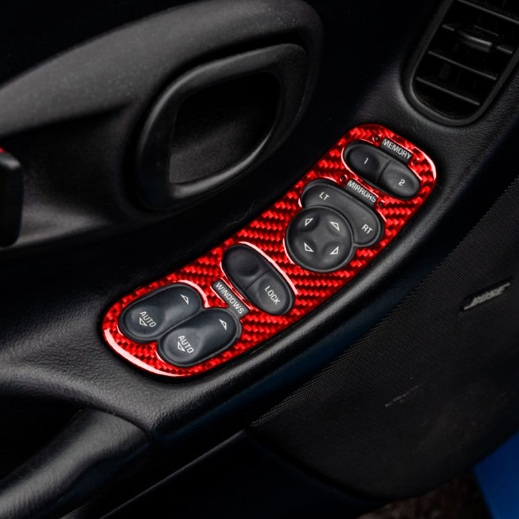 Set adesivi pannello porta in fibra di carbonio per Corvette C5