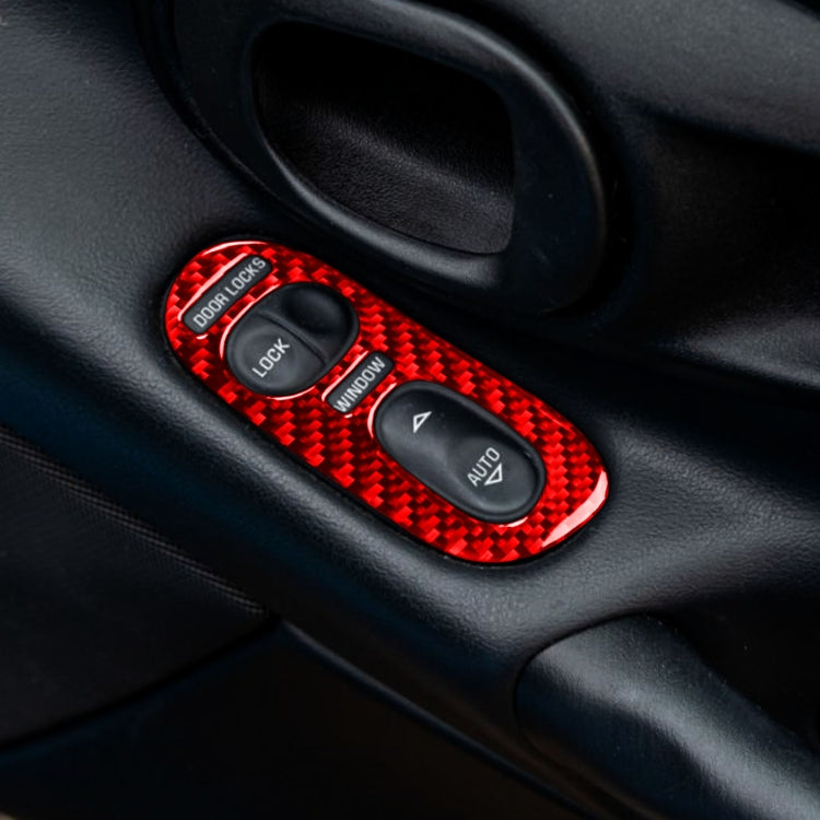 Set adesivi pannello porta in fibra di carbonio per Corvette C5