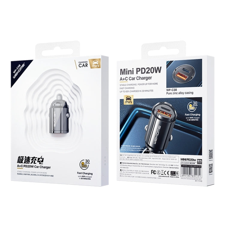 Caricabatterie da auto WK WP-C38 Mini PD20W USB-C