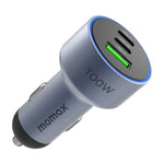 Caricatore auto MOMAX USB-C 100W a 3 porte