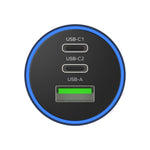 Caricatore auto MOMAX USB-C 100W a 3 porte