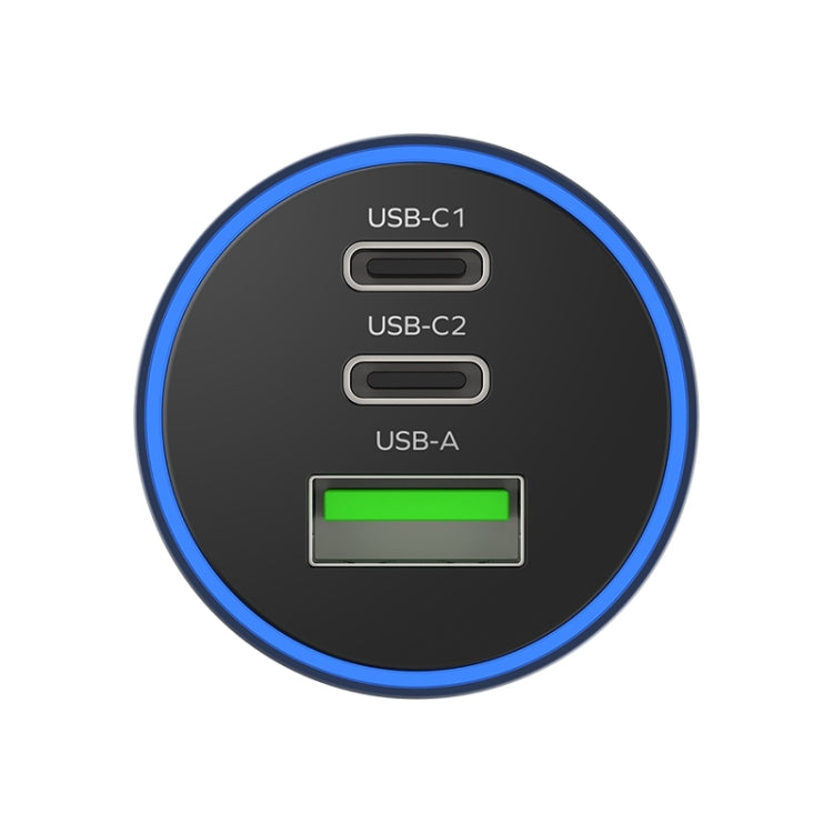 Caricatore auto MOMAX USB-C 100W a 3 porte