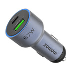 Caricatore auto MOMAX 67W USB-C + USB-A doppia porta