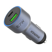 Caricatore per auto MOMAX UC16E 67W USB-C / Type-C + USB a doppia porta, 67W