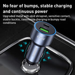 Caricatore auto MOMAX 67W USB-C + USB-A doppia porta