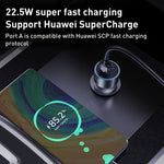 Caricatore auto MOMAX 67W USB-C + USB-A doppia porta