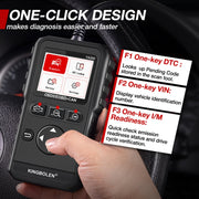 KINGBOLEN YA200 OBD2 Analizzatore di guasti dello strumento di diagnosi dei guasti dell'auto, YA200