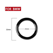 Per BMW Serie 3 E90/E92/E93 2009-2012 Auto con un pulsante di avvio in fibra di carbonio Anello di rivestimento, guida a destra e a sinistra universale, Car One-button Start