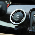 Per BMW Serie 3 E90/E92/E93 2009-2012 Auto con un pulsante di avvio in fibra di carbonio Anello di rivestimento, guida a destra e a sinistra universale, Car One-button Start