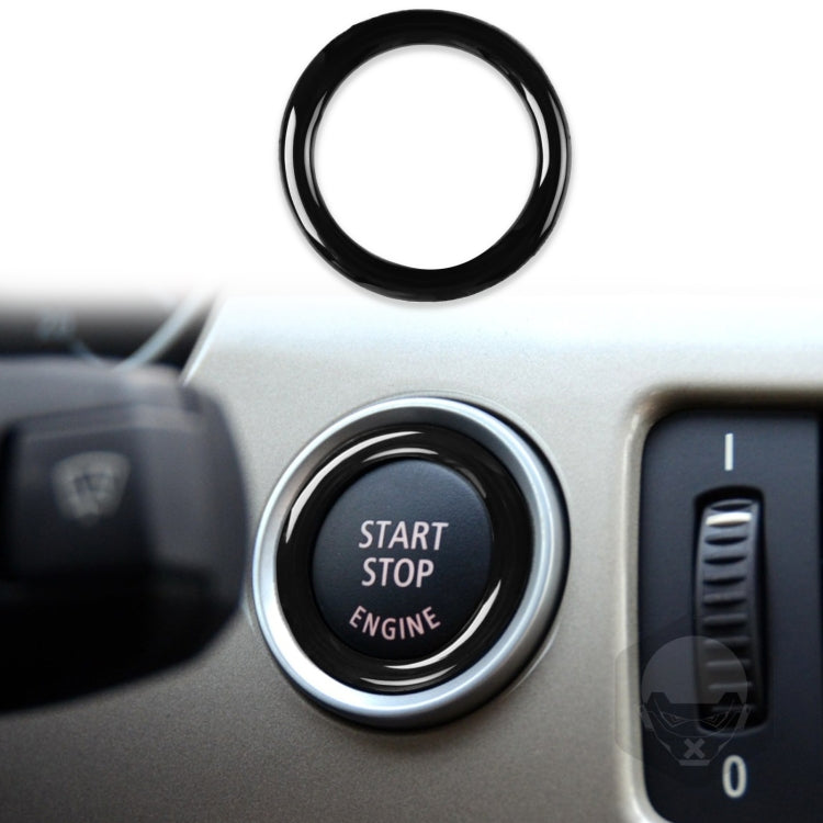 Per BMW Serie 3 E90/E92/E93 2009-2012 Auto con un pulsante di avvio in fibra di carbonio Anello di rivestimento, guida a destra e a sinistra universale, Car One-button Start