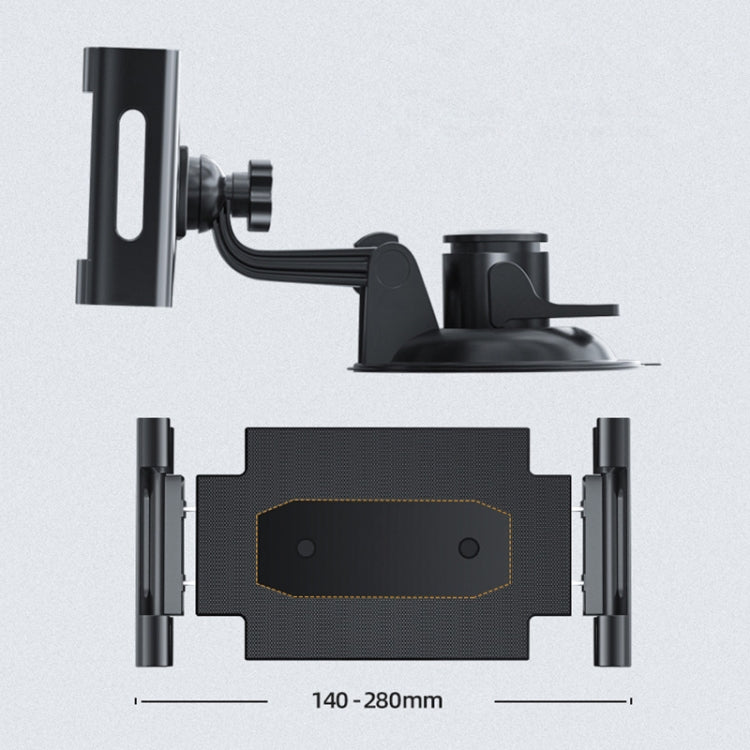 Supporto per tablet per cruscotto auto, staffa per parabrezza a ventosa in PU, PU Suction Cup