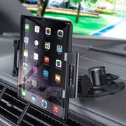 Supporto per tablet per cruscotto dell'auto, staffa per parabrezza a ventosa in PU + vassoio, PU Suction Cup + Tray