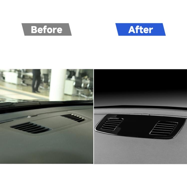Per BMW Serie 3 E90 2005-2012 Strumento per auto Adesivo decorativo per pannello di uscita dell'aria di grandi dimensioni, guida a destra e a sinistra universale, Car Instrument Large Air Outlet Panel