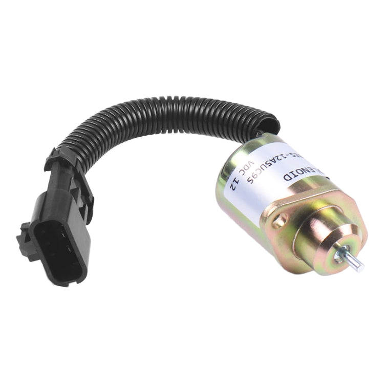Elettrovalvola di arresto carburante per escavatore per Kubota V1505 R90 1503ES-12A5UC9S, For Kubota V1505