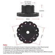 Per l'adattatore di collegamento del volante da gioco Thrustmaster TXT300 T500TS, For Thrustmaster TXT300 (Black), For Thrustmaster TXT300 (Red)
