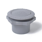 Bocchetta di uscita aria CA rotonda universale da 60 mm per camper, autobus, barca, yacht, condizionatore d'aria automatico, parti di ricambio, accessori per auto, A Style (Grey), A Style (Black)