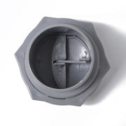 Bocchetta di uscita aria CA rotonda universale da 60 mm per camper, autobus, barca, yacht, condizionatore d'aria automatico, parti di ricambio, accessori per auto, A Style (Grey), A Style (Black)