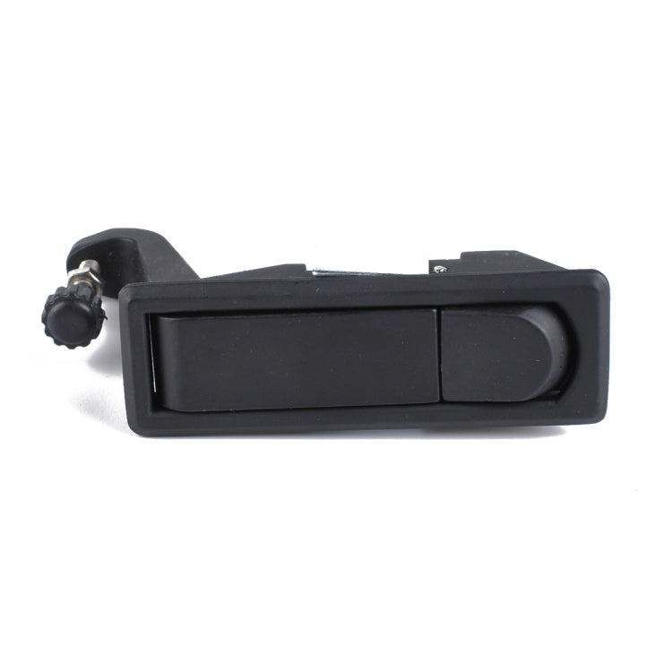 Chiusura a compressione manuale con leva regolabile in lega di zinco nera con grilletto rialzato per camper/rimorchio, senza bloccaggio, Black
