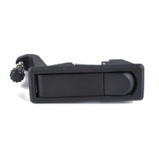 Chiusura a compressione manuale con leva regolabile in lega di zinco nera con grilletto rialzato per camper/rimorchio, senza bloccaggio, Black