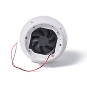 Rimorchio da viaggio per camper con ventola di ventilazione silenziosa sul tetto per camper a forma di fungo da 12 V bianco Volt, A0673