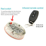 4 LED solari per pneumatici auto con telecomando IR