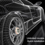 4 LED solari per pneumatici auto con telecomando IR