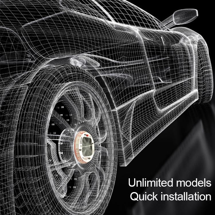 4 LED solari per pneumatici auto con telecomando IR