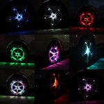 4 LED solari per pneumatici auto con telecomando IR