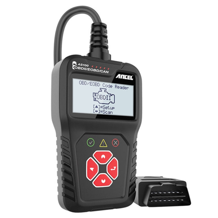 Ancel AS100 Rilevatore di guasti per auto OBDII Luce di guasto del motore Cancella, AS100
