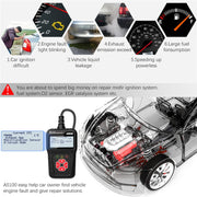 Ancel AS100 Rilevatore di guasti per auto OBDII Luce di guasto del motore Cancella, AS100