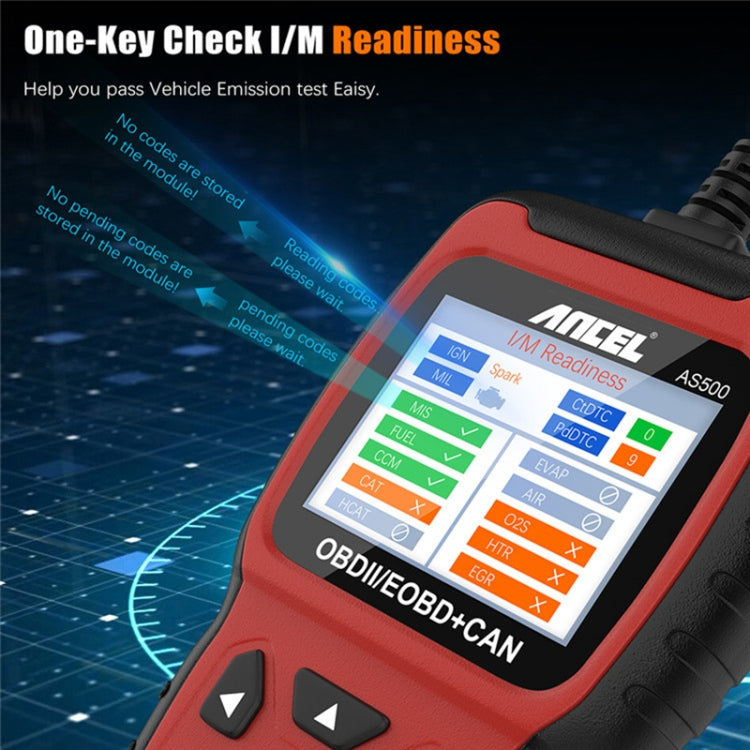 Strumento diagnostica auto Ancel AS500 OBDII 12V