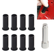 8 pezzi di strumento di rimozione auto cerniera boccola parti in metallo + plastica di ricambio universale per Jeep Wrangler JKU 2007-2018, 8 PCS
