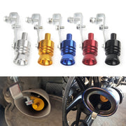 Fischio universale per tubo di scarico Turbo Sound in alluminio, simulatore per auto/moto, dimensioni: L, diametro esterno: 30 mm, Size: L (Black), Size: L (Gold), Size: L (Blue), Size: L (Red), Size: L (Silver)