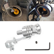 Fischio universale per tubo di scarico Turbo Sound in alluminio, simulatore per auto/moto, dimensioni: L, diametro esterno: 30 mm, Size: L (Black), Size: L (Gold), Size: L (Blue), Size: L (Red), Size: L (Silver)