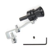 Universale in alluminio Turbo Sound marmitta di scarico fischio per auto/moto simulatore Whistler, dimensione: M, diametro esterno: 23 mm, Size: M (Black), Size: M (Gold), Size: M (Blue), Size: M (Red), Size: M (Silver)