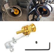 Universale in alluminio Turbo Sound marmitta di scarico fischio per auto/moto simulatore Whistler, dimensione: M, diametro esterno: 23 mm, Size: M (Black), Size: M (Gold), Size: M (Blue), Size: M (Red), Size: M (Silver)