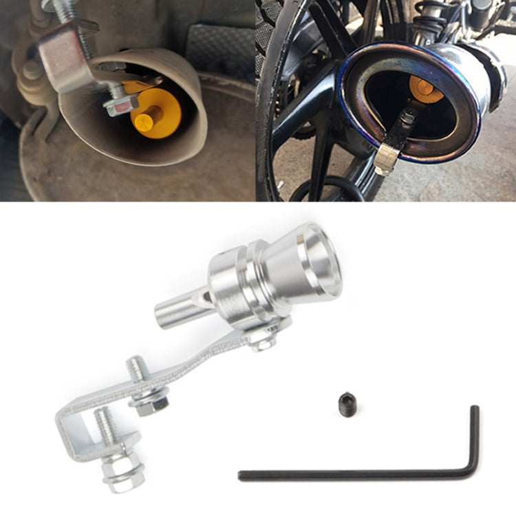Turbo Sound marmitta fischio in alluminio universale M